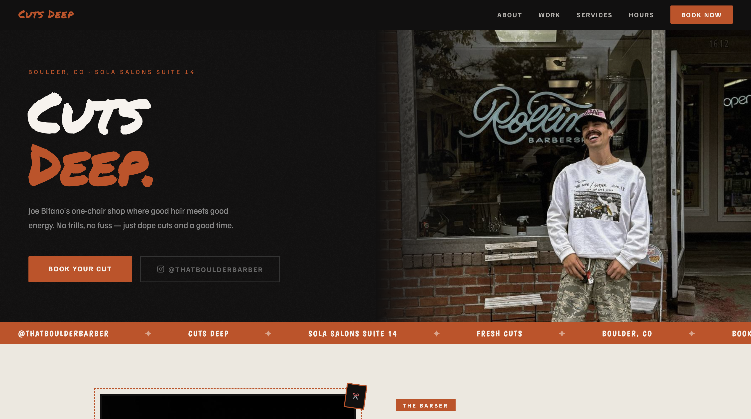 Cuts Deep Barbershop — Boulder, CO